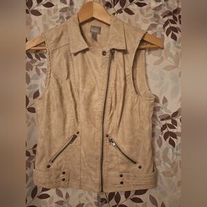 Faux leather Vanity Vest